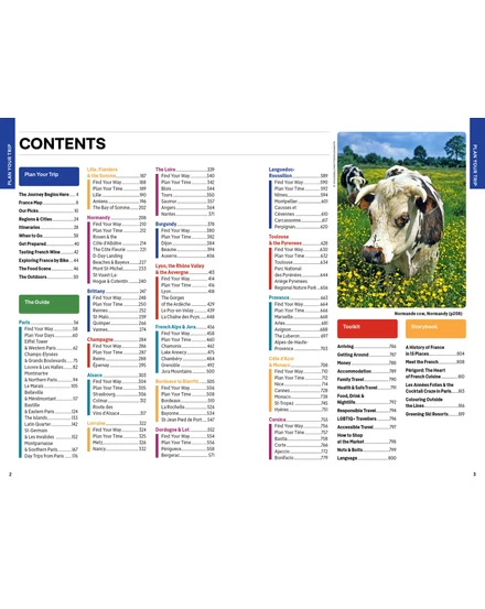 Franciaország útikönyv Lonely Planet (angol)