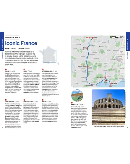 Franciaország útikönyv Lonely Planet (angol)