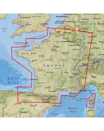 Cartographia Franciaország Comfort térkép 9788381906333