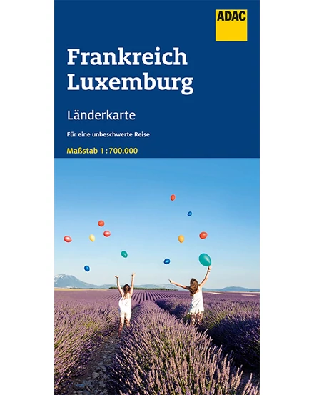 Cartographia Franciaország / Luxemburg térkép - ADAC 9783826419119