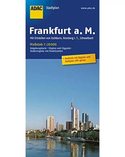 Cartographia Frankfurt várostérkép - ADAC - 9783826401350