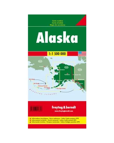 Alaszka térkép (Freytag)