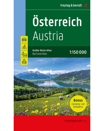 Cartographia-Ausztria atlasz (kempingezőknek) - Freytag-9783707922004