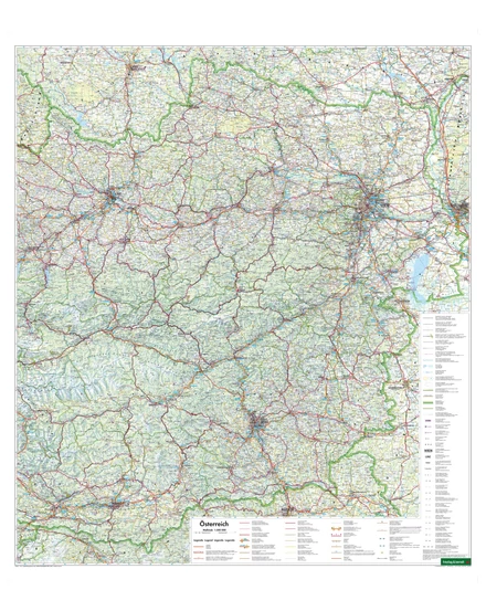 Cartographia Ausztria térkép (Freytag) 9783707922516