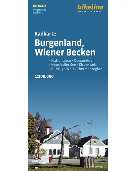 Cartographia Burgenland kerékpáros térkép 9783711102713