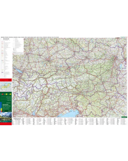 Cartographia Alpok országai térkép (Freytag) 9783707924008