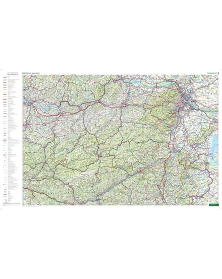 Cartographia Alsó-Ausztria térkép - Freytag 9783707922349