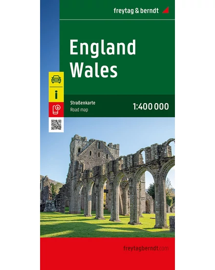 Cartographia Anglia és Wales térkép (Freytag) 9783707924077