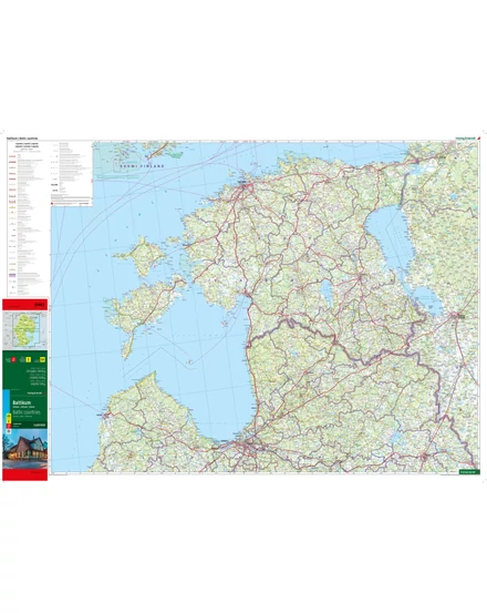 Cartographia Balti-államok térkép (Freytag) 9783707924046