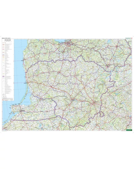 Cartographia Balti-államok térkép (Freytag) 9783707924046