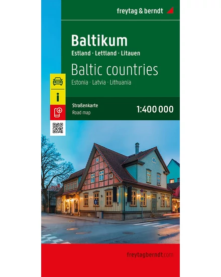Cartographia Balti-államok térkép (Freytag) 9783707924046