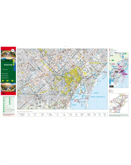 Cartographia Barcelona City Pocket várostérkép (Freytag) 9783707922820