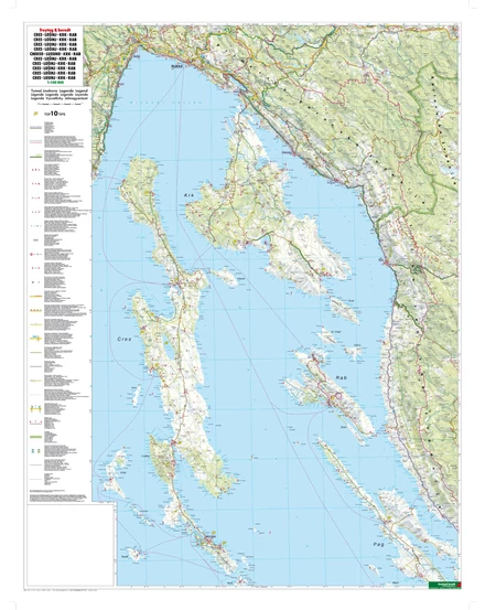 Cartographia Cres-Losinj-Krk-Rab térkép (Freytag) 9783707916485