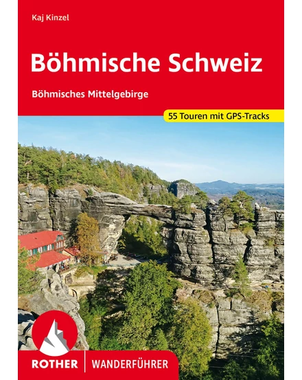 Cartographia Cseh-Svájc, Cseh-középhegység Rother túrakalauz (német) - 9783763346899
