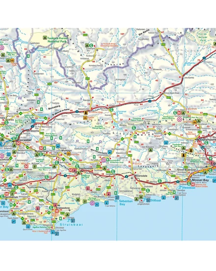 Cartographia Dél-Afrikai Köztársaság térkép (Freytag) 9783707923247