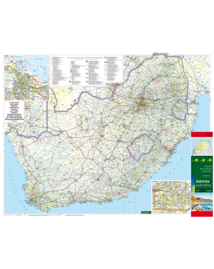 Cartographia Dél-Afrikai Köztársaság térkép (Freytag) 9783707923247