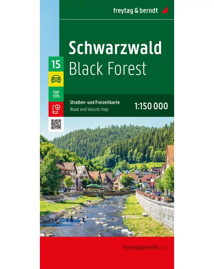Cartographia Németország résztérkép (15) Fekete-erdő térkép - Freytag 9783707923209