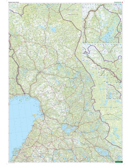 Cartographia Finnország térkép (Freytag) 9783707924022