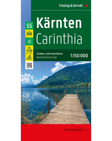 Cartographia Karintia térkép (Freytag) 9783707923513
