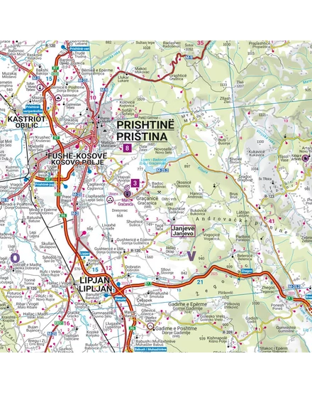 Cartographia Koszovó térkép (Freytag) 9783707922875