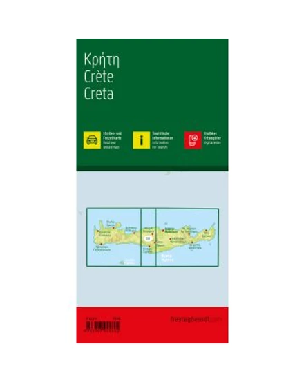 Cartographia Kréta szabadidő- és autótérkép (AK0830-25) - Freytag-9783707924602