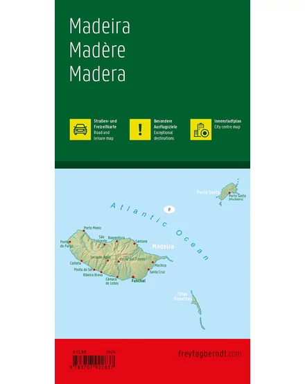 Cartographia Madeira térkép (Freytag) 9783707922837