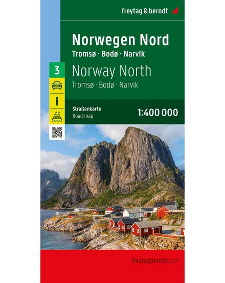 Cartographia Norvégia résztérkép (3) Észak-Norvégia (Freytag) 9783707922127