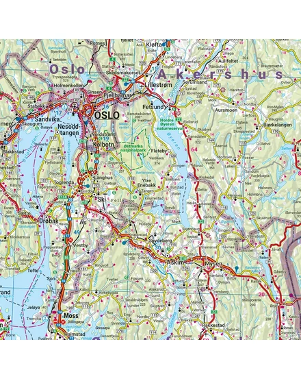 Cartographia Norvégia térkép (Freytag) 9783707924039
