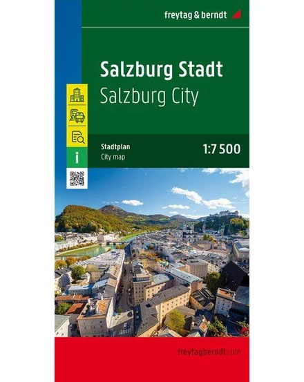 Cartographia Salzburg várostérkép (Freytag) 9783850841184