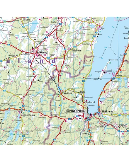 Cartographia Svédország térkép (Freytag) 9783707924015