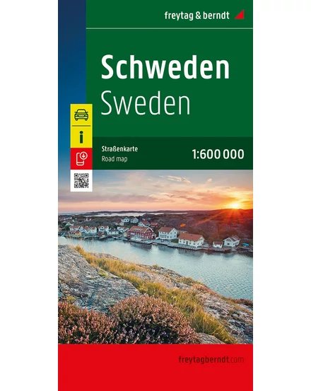 Cartographia Svédország térkép (Freytag) 9783707924015