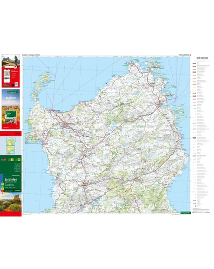 Cartographia Szardínia, Cagliari szabadidő- és autótérkép - Freytag-9783707924510