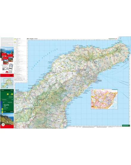 Cartographia WKE 7 Tenerife, 2 részes térképszett  - Freytag 9783707922981