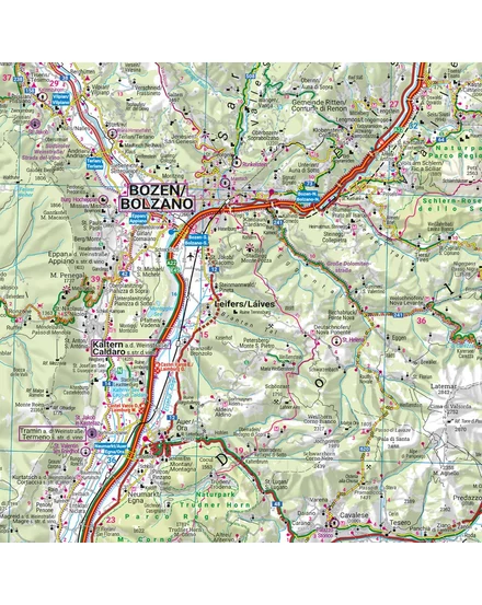 Cartographia Dél-Tirol / Trentino / Veneto térkép (Freytag) 9783707924138