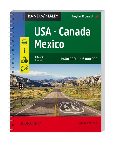 Cartographia USA, Kanada, Mexikó atlasz (Freytag) 9783707924435