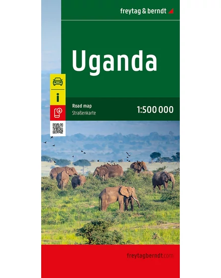 Cartographia Uganda térkép (Freytag) 9783707923636