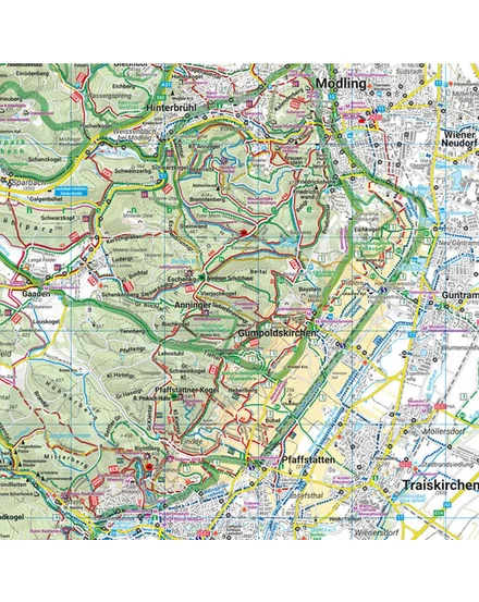 Cartographia WK011 Wienerwald turistatérkép 9783707920642