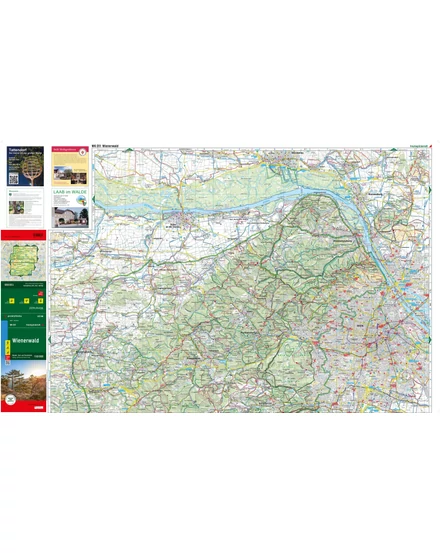 Cartographia WK011 Wienerwald turistatérkép 9783707920642