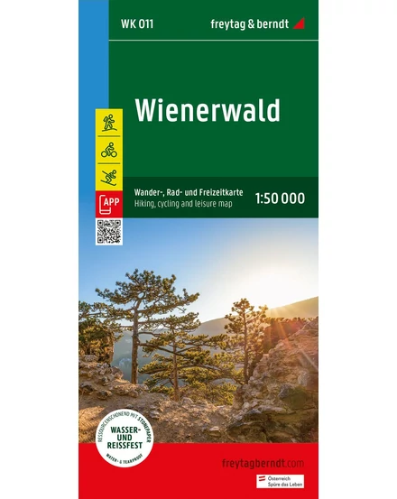 Cartographia WK011 Wienerwald turistatérkép 9783707920642