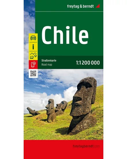 Cartographia Chile térkép (Freytag) 9783707923292