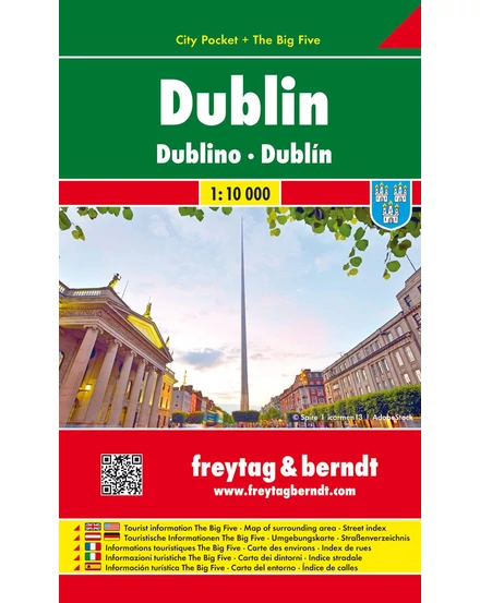 Cartographia Dublin City Pocket várostérkép (Freytag) 9783707909241