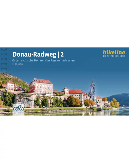Cartographia Duna kerékpáros kalauz 2. Passau - Bécs (német)-9783711102591