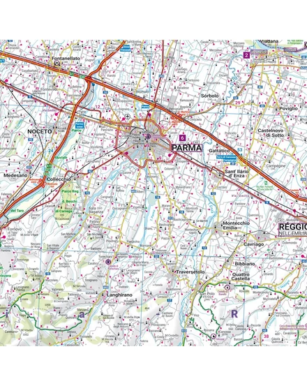 Cartographia Emilia-Romagna/Bologna/San Marino autó- és szabadidőtérkép (Freytag) 9783707922585