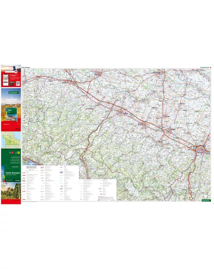Cartographia Emilia-Romagna/Bologna/San Marino autó- és szabadidőtérkép (Freytag) 9783707922585