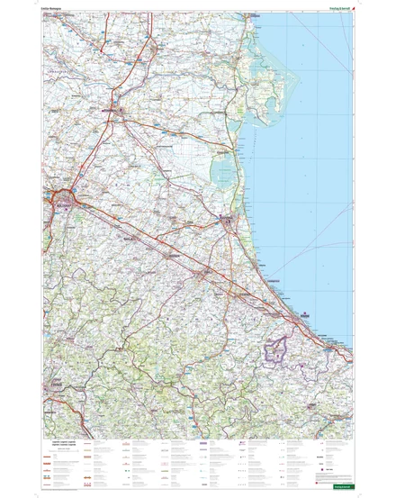 Cartographia Emilia-Romagna/Bologna/San Marino autó- és szabadidőtérkép (Freytag) 9783707922585