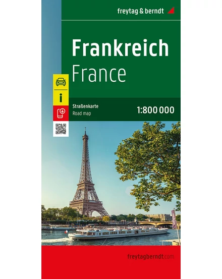 Cartographia Franciaország térkép (Freytag) 9783707923957
