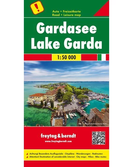 Cartographia Garda-tó autó- és szabadidőtérkép (Freytag) 9783707917437