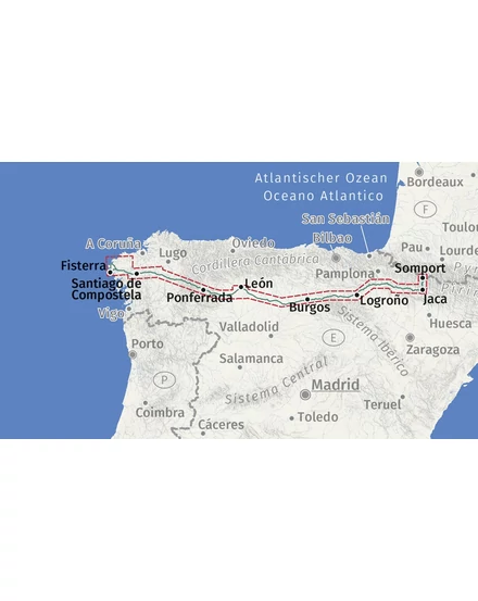 Cartographia K 133 Szent Jakab zarándokút turistatérkép 9783991540984