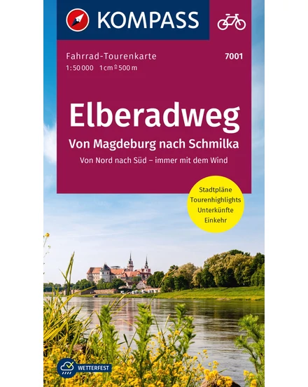 Cartographia K 7001 Elba 1. kerékpáros térkép Schmilka-Magdeburg 9783991218388