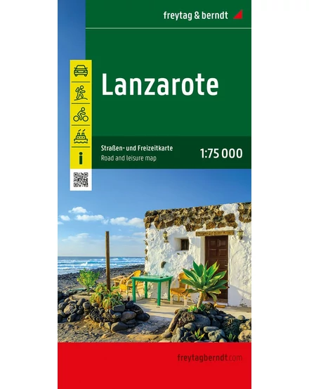 Cartographia Lanzarote autó- és szabadidőtérkép (Freytag) 